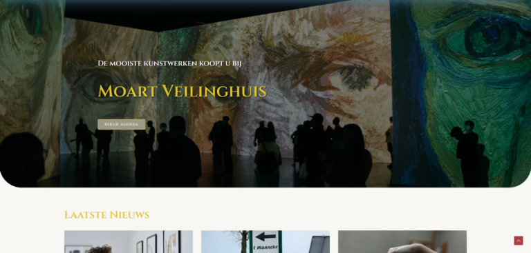 Designconcept voor moartveilinghuis.com