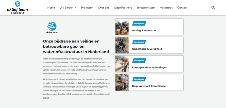Gebruikerservaring van aktiefteambv.nl